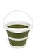 Ведро Tribe Water Bucket Lid 5 л силиконовое с крышкой T-FJ-0049, terracota