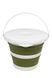 Ведро Tribe Water Bucket Lid 5 л силиконовое с крышкой T-FJ-0049, terracota