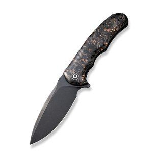 Нож складной туристический Civivi Praxis, (9.5 см) 9Cr18MoV / Carbon Fiber & Resin